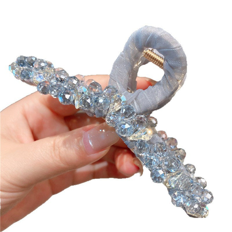 Crystal Cascade Hair Claw Clip