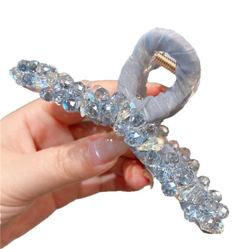 Crystal Cascade Hair Claw Clip